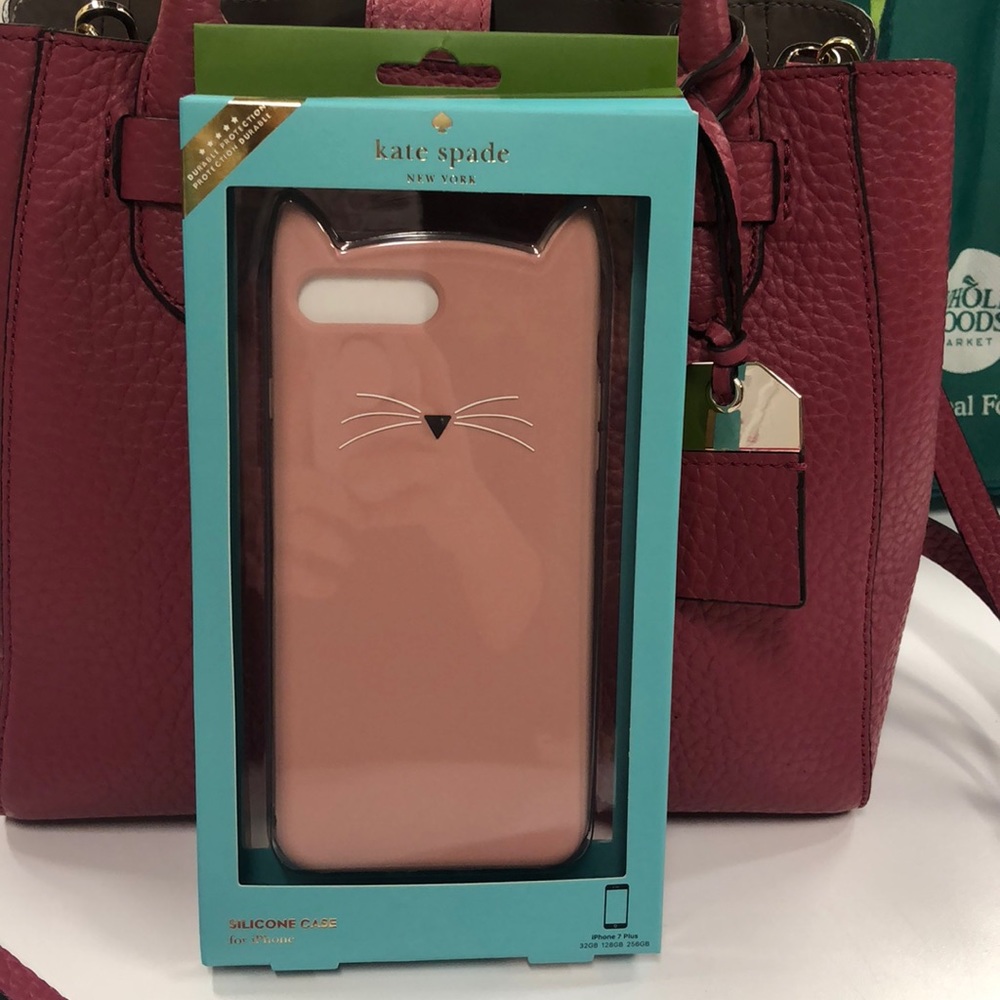 Rare Kate Spade iPhone Kitty Cat 7/8 Plus Case!